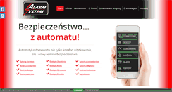 Desktop Screenshot of alarmsystem.com.pl